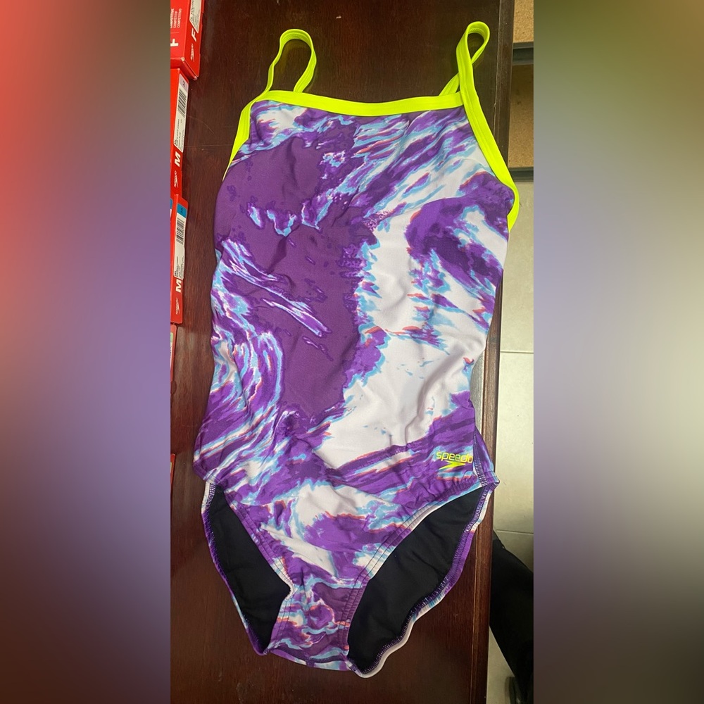 Woman’s Cyclone Swirl Flyback One Piece Speedo